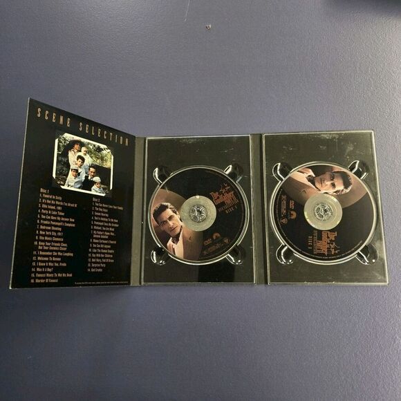 The Godfather Trilogy DVD Collection 5-Disc Set Bonus Materials 2001 Box Set DVD - Picture 4 of 11